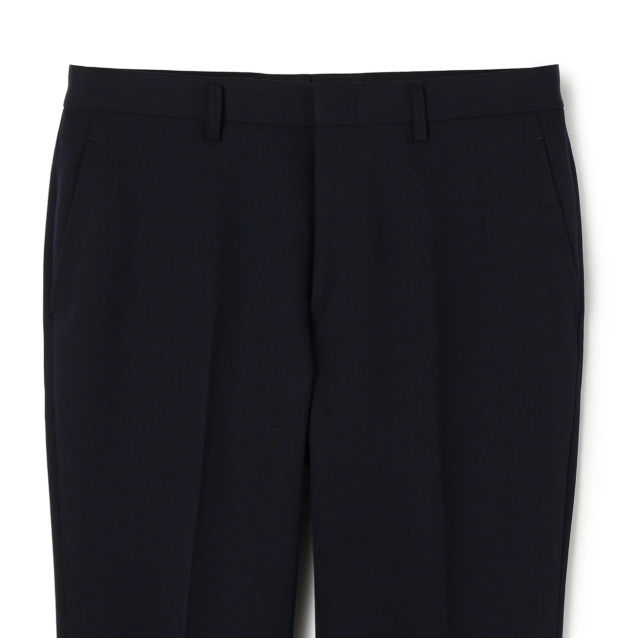 Washable Slim Fit Shadow Stripe Suit - Navy - Image 15