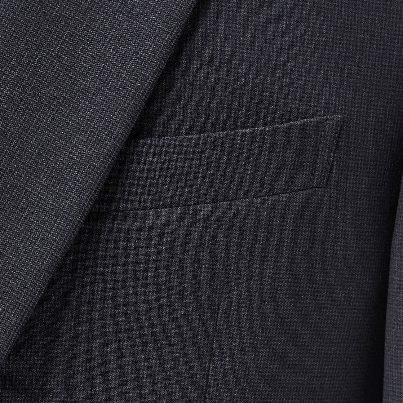 Washable Houndstooth Suit - Navy - Image 3