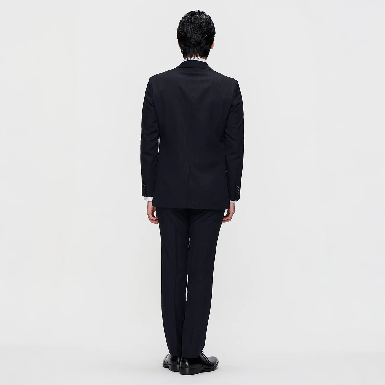 Washable Slim Fit Stripe 2-pant Suit - Navy - Image 5
