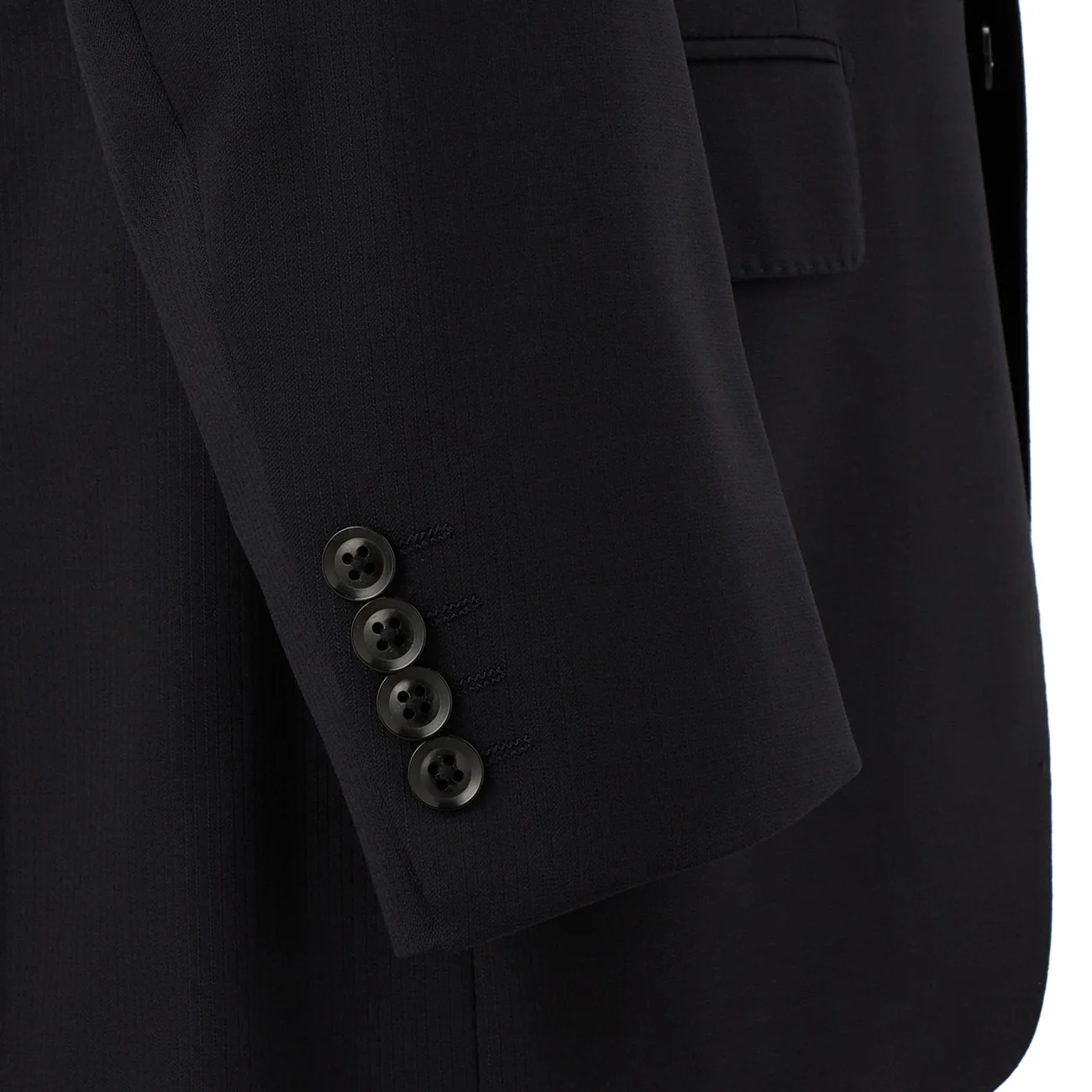 Premium Stretch Shadow Stripe 2-Pant Suit - Navy - Image 11