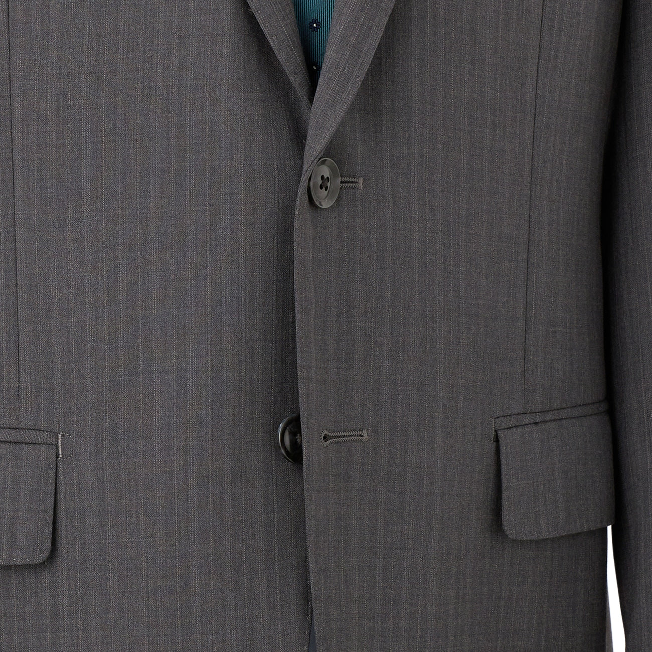 Premium Stretch Stripe 2-Pant Suit - Gray - Image 4