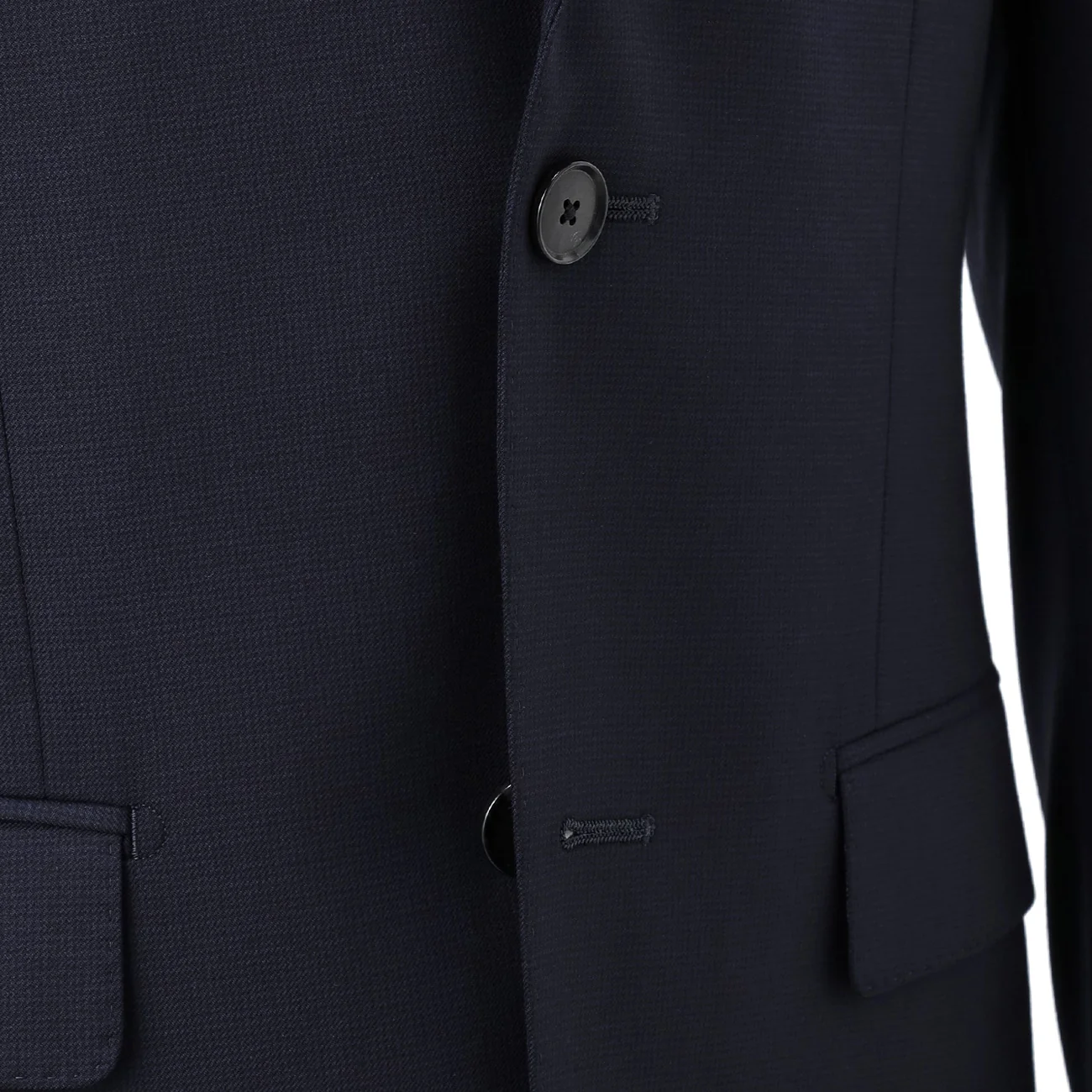 Golden Prestige Line Houndstooth Suit - Navy - Image 10