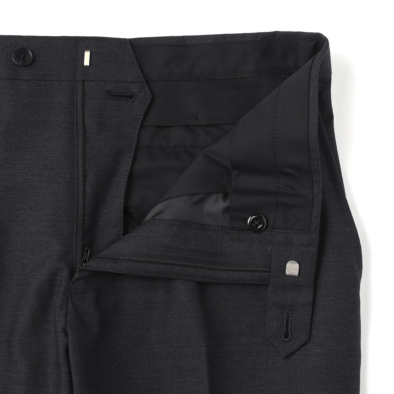 Golden Prestige Line Solid Suit - Charcoal Gray - Image 18