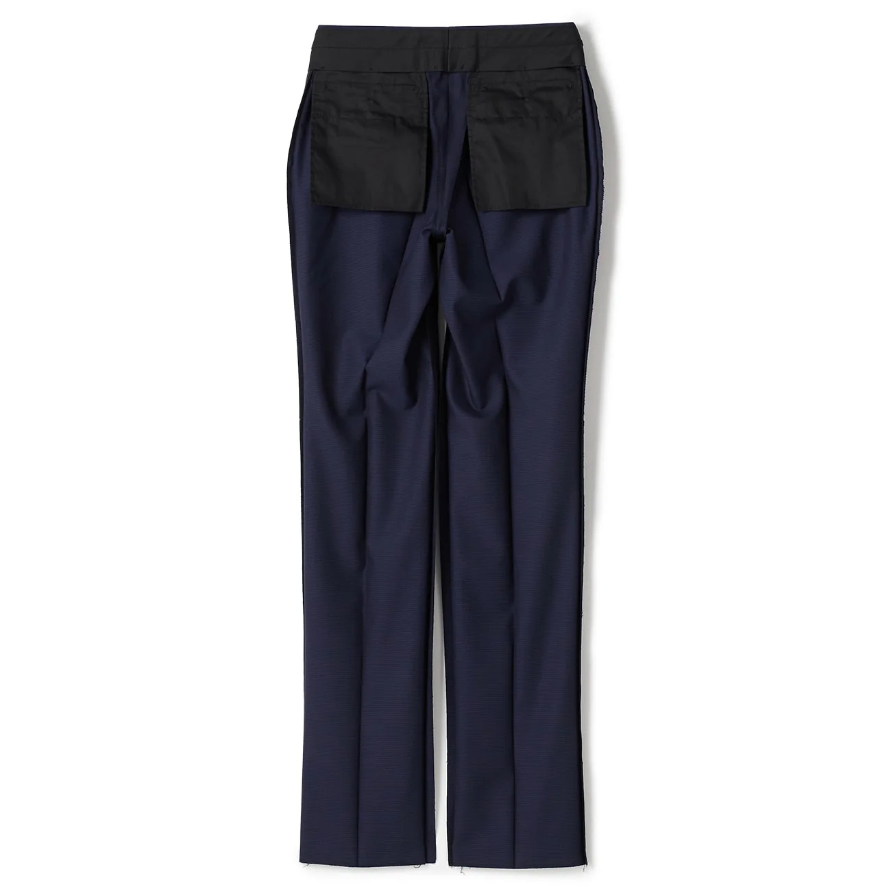 Golden Prestige Line Micro Check Slim Fit Suit - Navy - Image 13