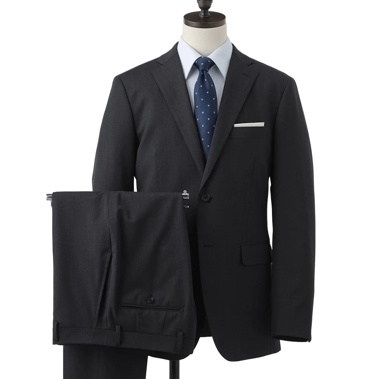Washable Slim Fit Suit - Gray - Image 7