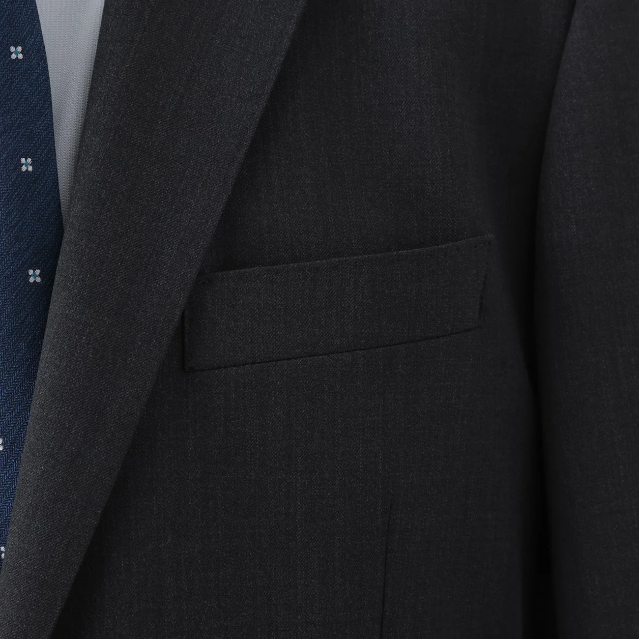 Washable Slim Fit Suit - Gray - Image 9
