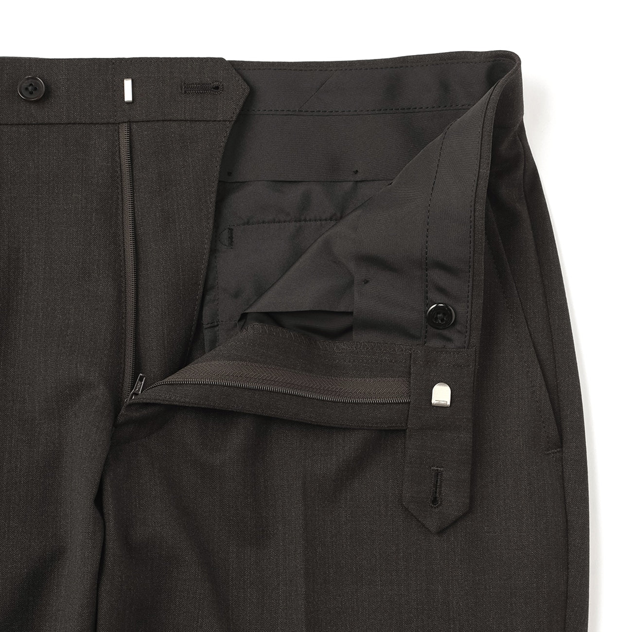 Washable Slim Fit Suit - Brown - Image 17