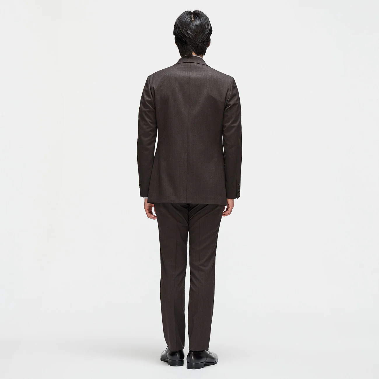 Washable Slim Fit Suit - Brown - Image 4