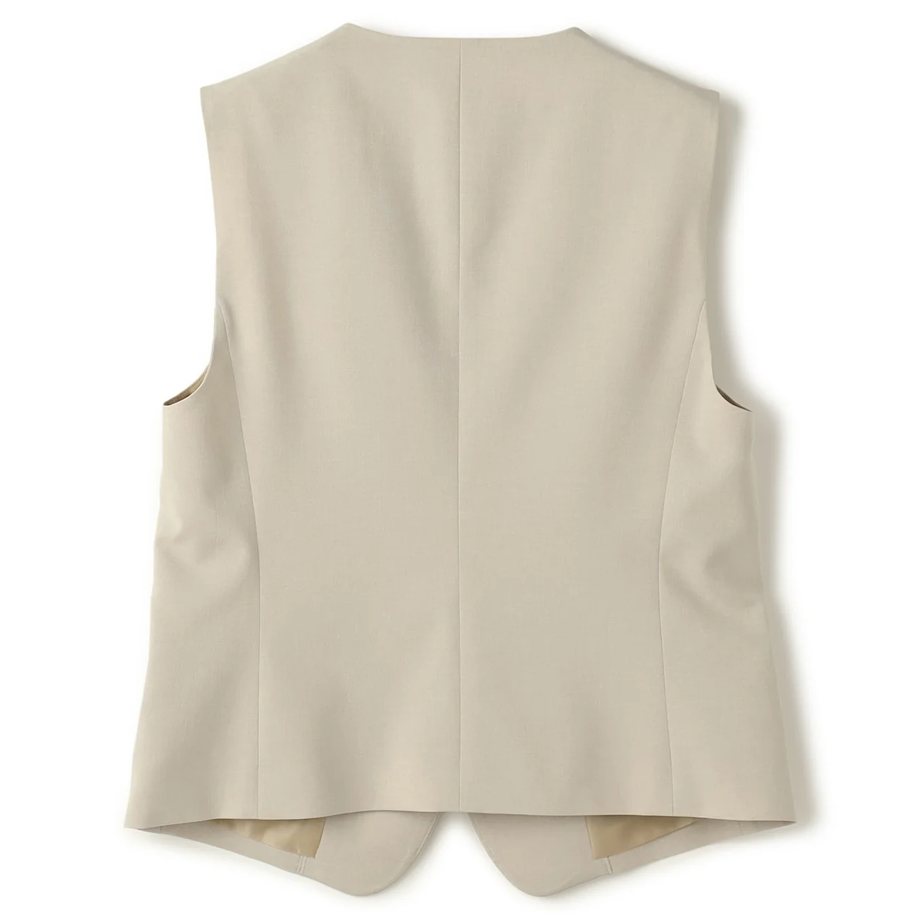 RIRANCHA Stretch Vest - Beige - Image 5