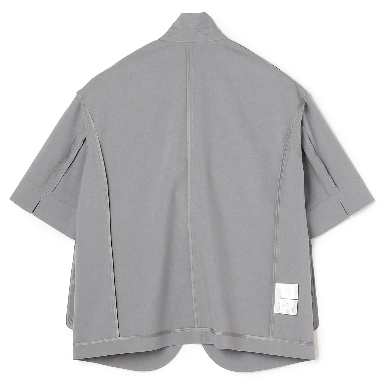 RIRANCHA Stretch Short Sleeve Jacket - Gray - Image 12