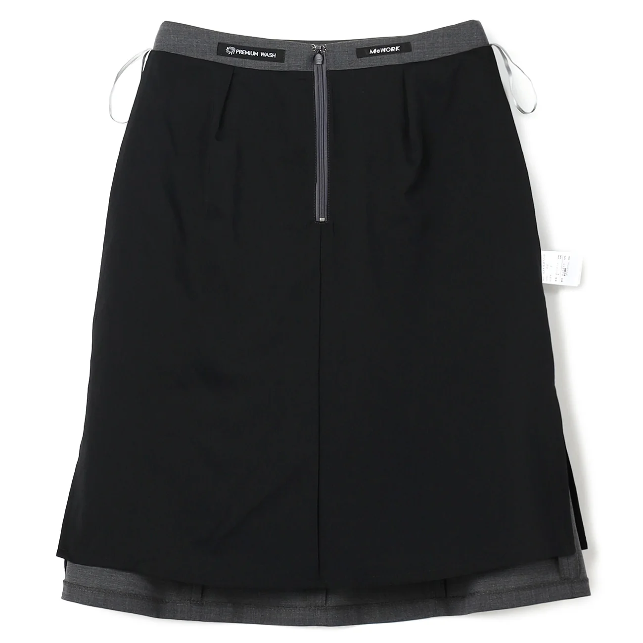 Aircool Washable Semi-flare Skirt - Gray - Image 10