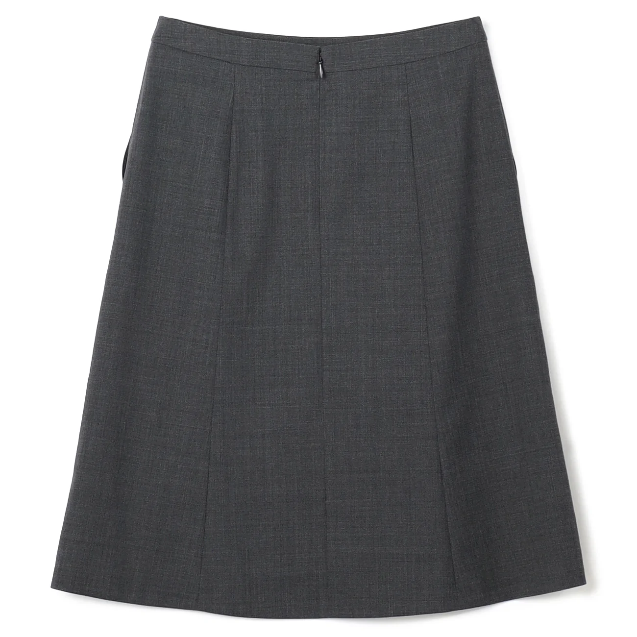 Aircool Washable Semi-flare Skirt - Gray - Image 8