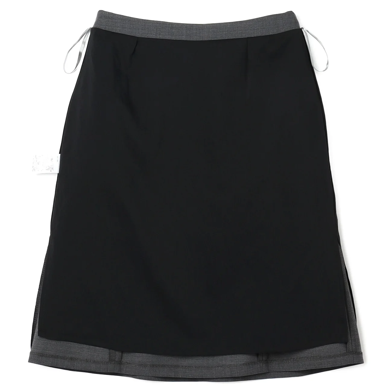 Aircool Washable Semi-flare Skirt - Gray - Image 9