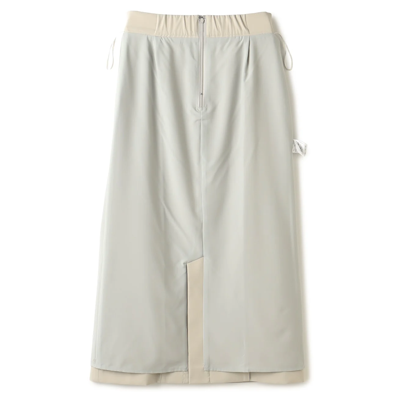 Water-repellent Stretch Long Skirt - Beige - Image 10