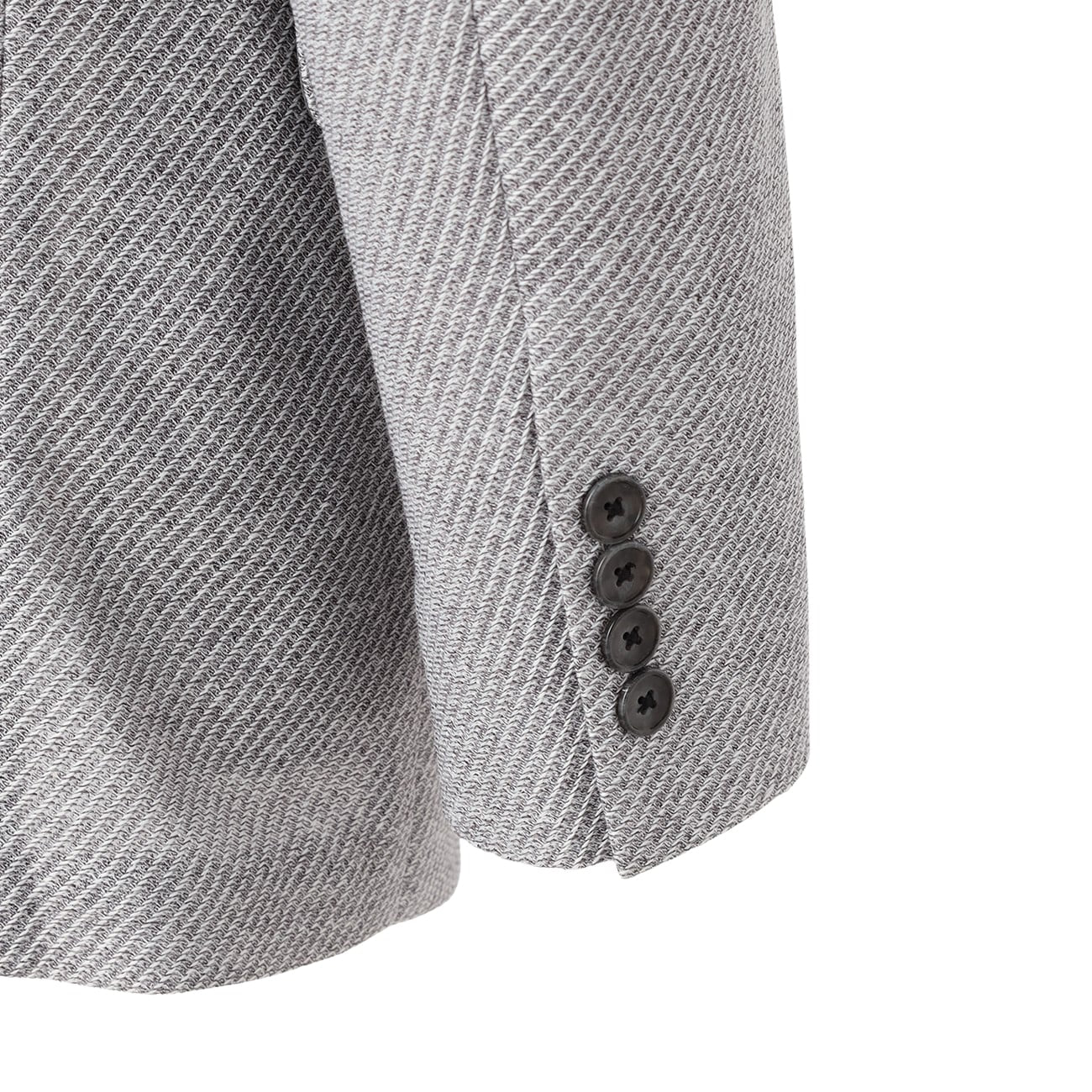Bishu Japanese Linen Blend Knit Jacket - Beige - Image 5