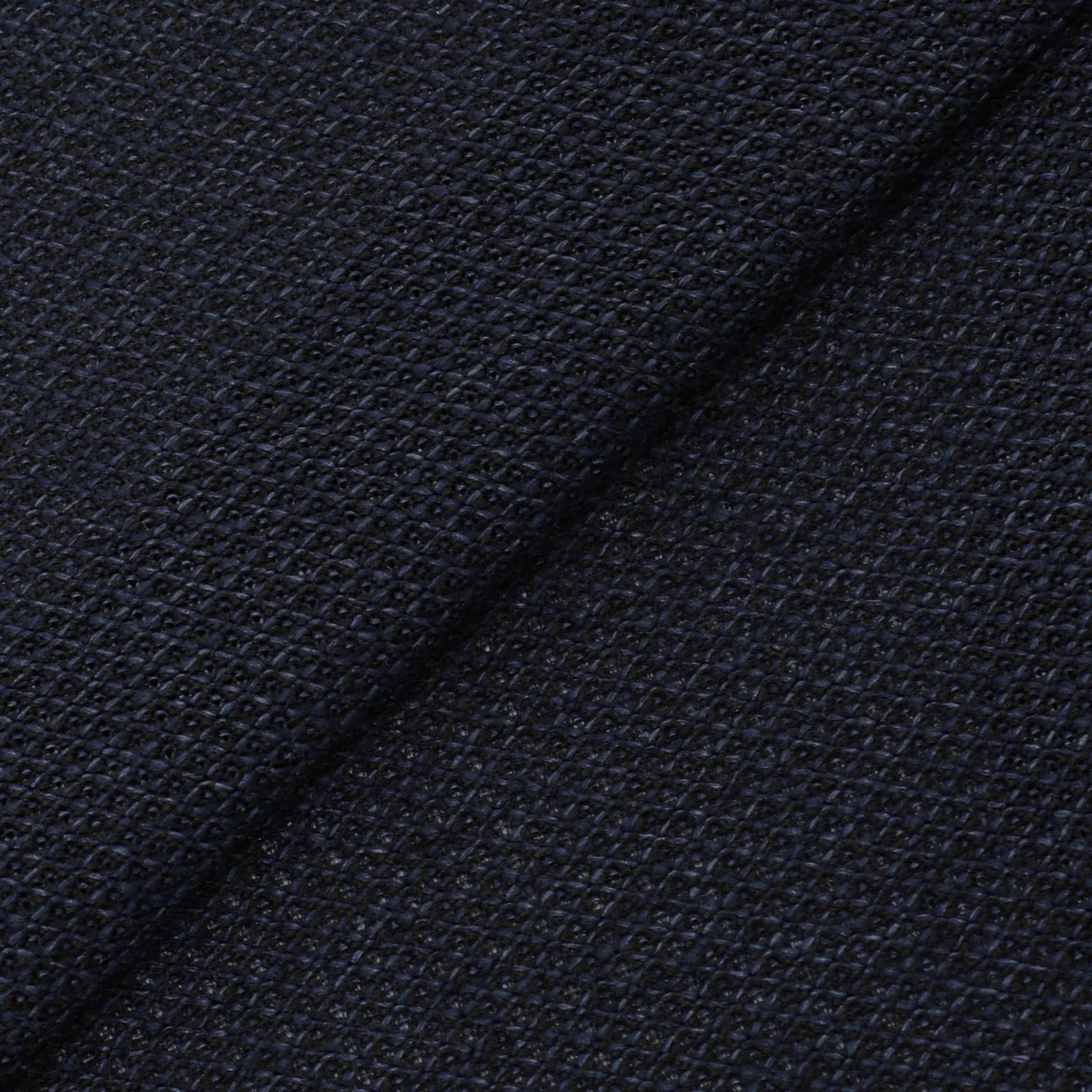 Bishu Japanese Fabric Washable Linen Blend Sport Coat - Navy - Image 2