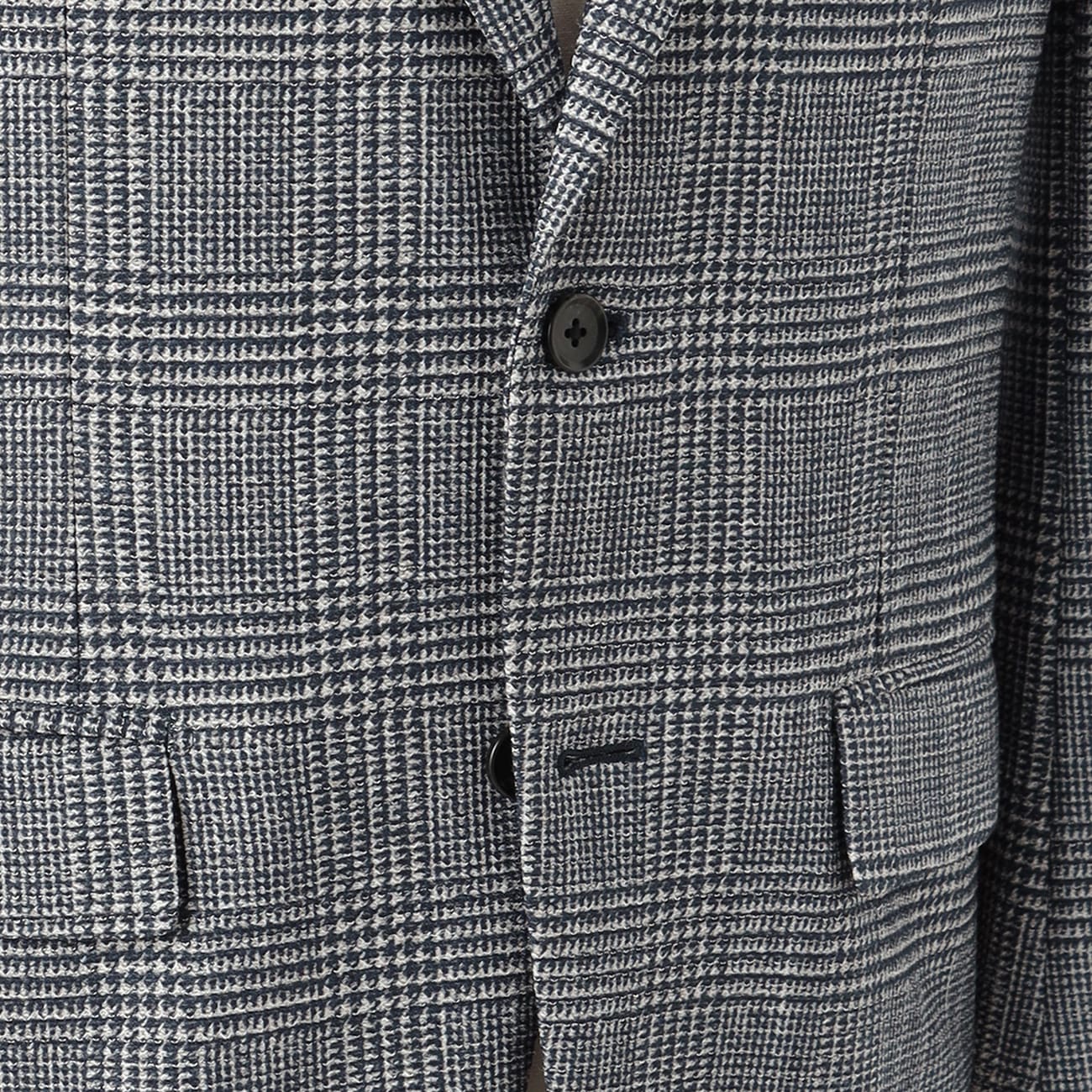 Bishu Japanese Fabric Washable Linen Blend Glen-Plaid Sport Coat - Image 4