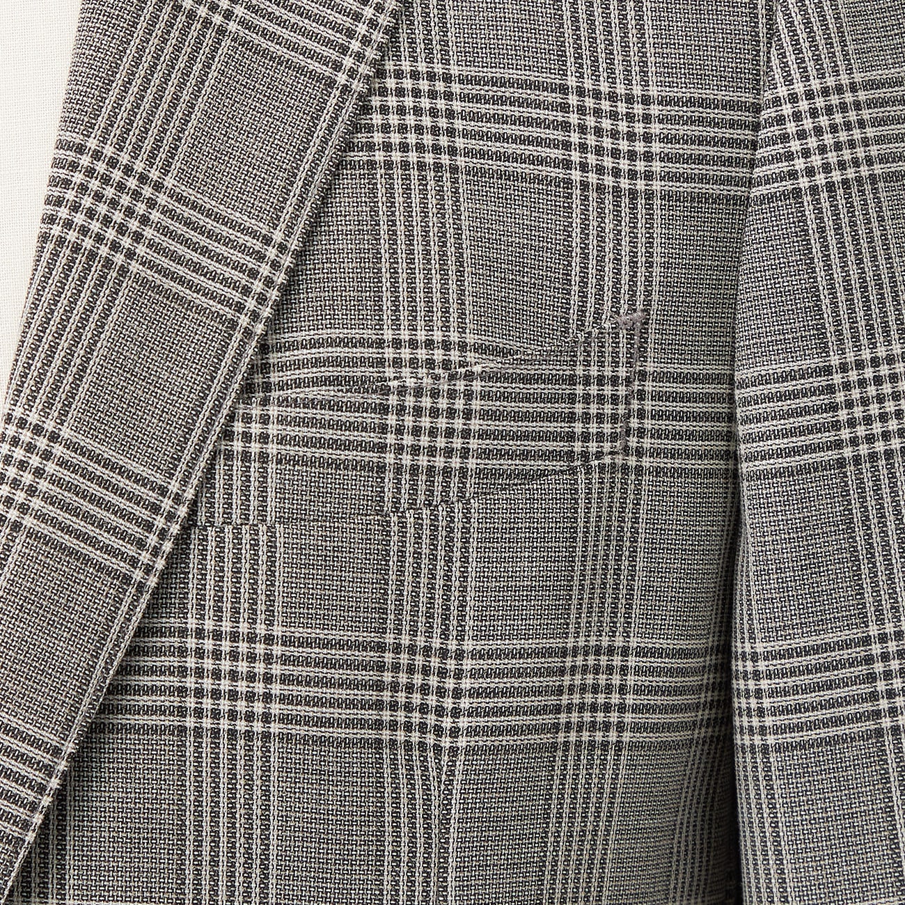 Aircool Washable Wool-blend Glen Plaid Jacket - Gray - Image 3