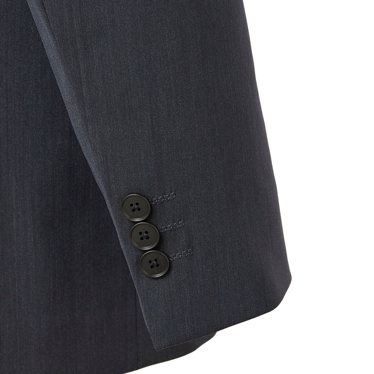 Washable Super Stretch Chambray-Like Suit Jacket - Navy - Image 10