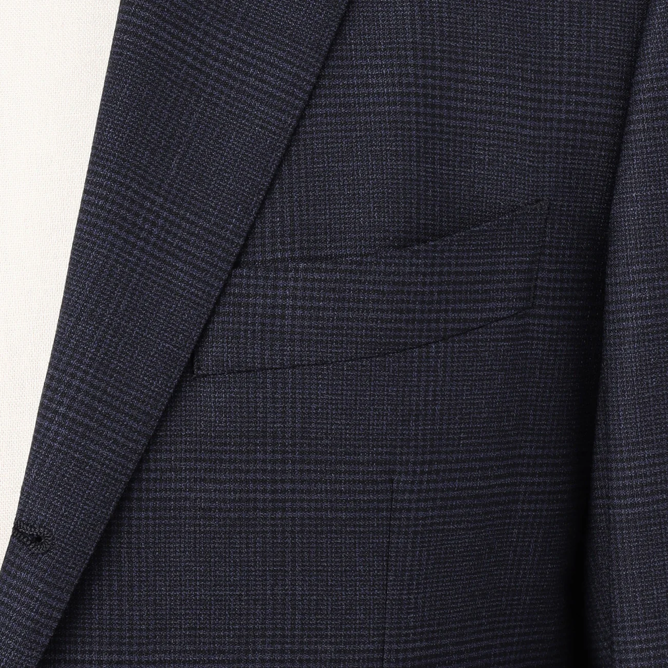 REDA Super Stretch Glen-plaid Jacket - Navy - Image 9