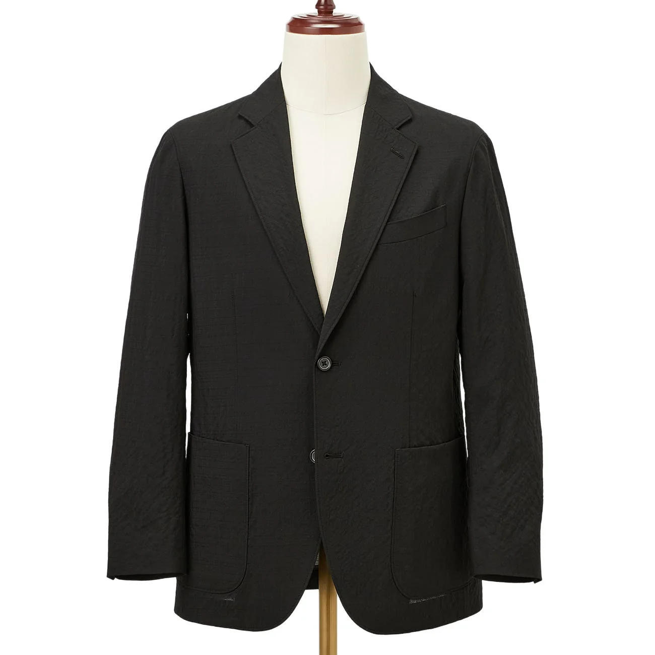 Wool Seersucker Suit Jacket - Image 14