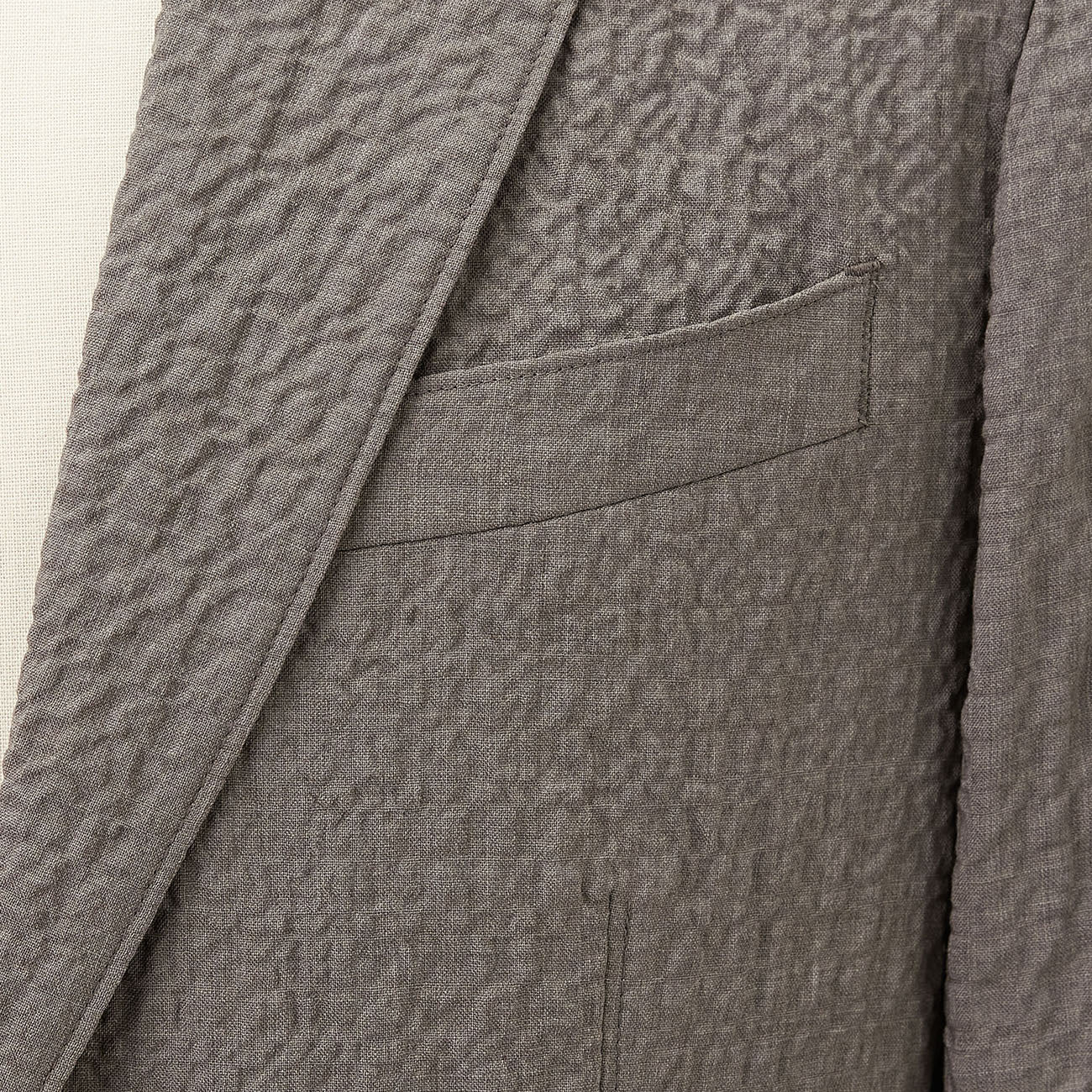 Wool Seersucker Suit Jacket - Image 24