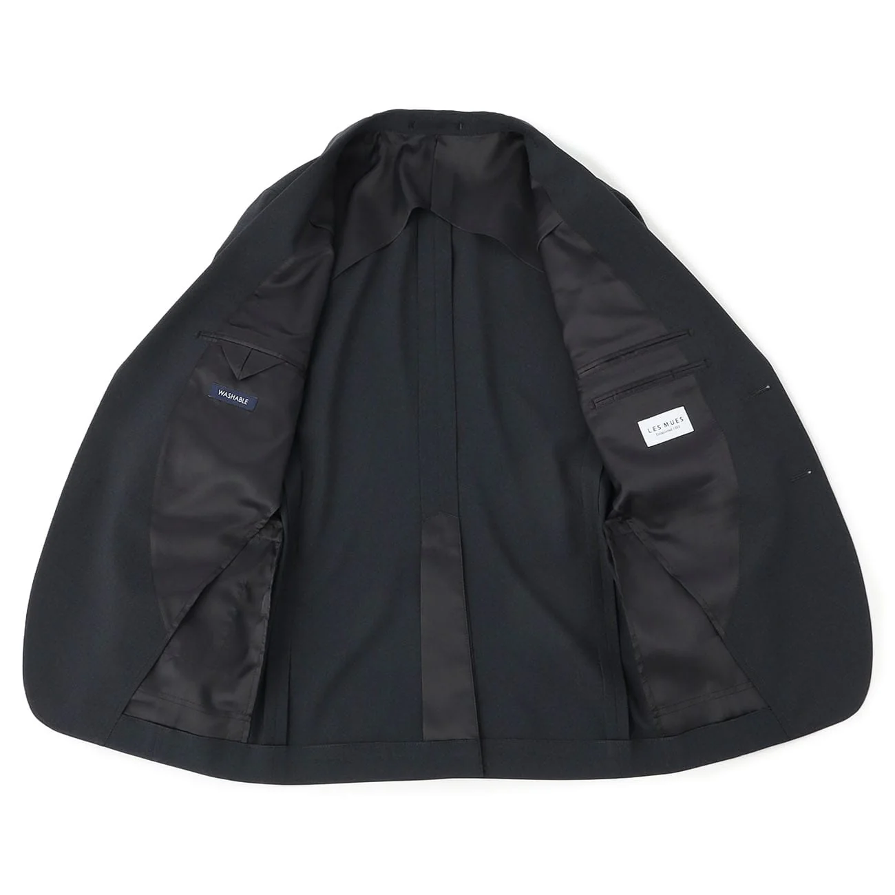 Washable Stretch Textured Solid Suit Jacket - Image 17