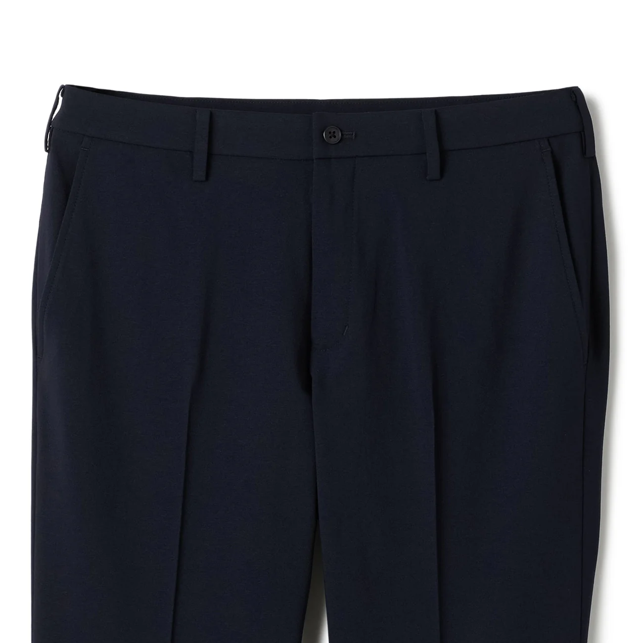 Adjustable Hem Super Stretch Flat Front Tapered Dress Pants - Image 5