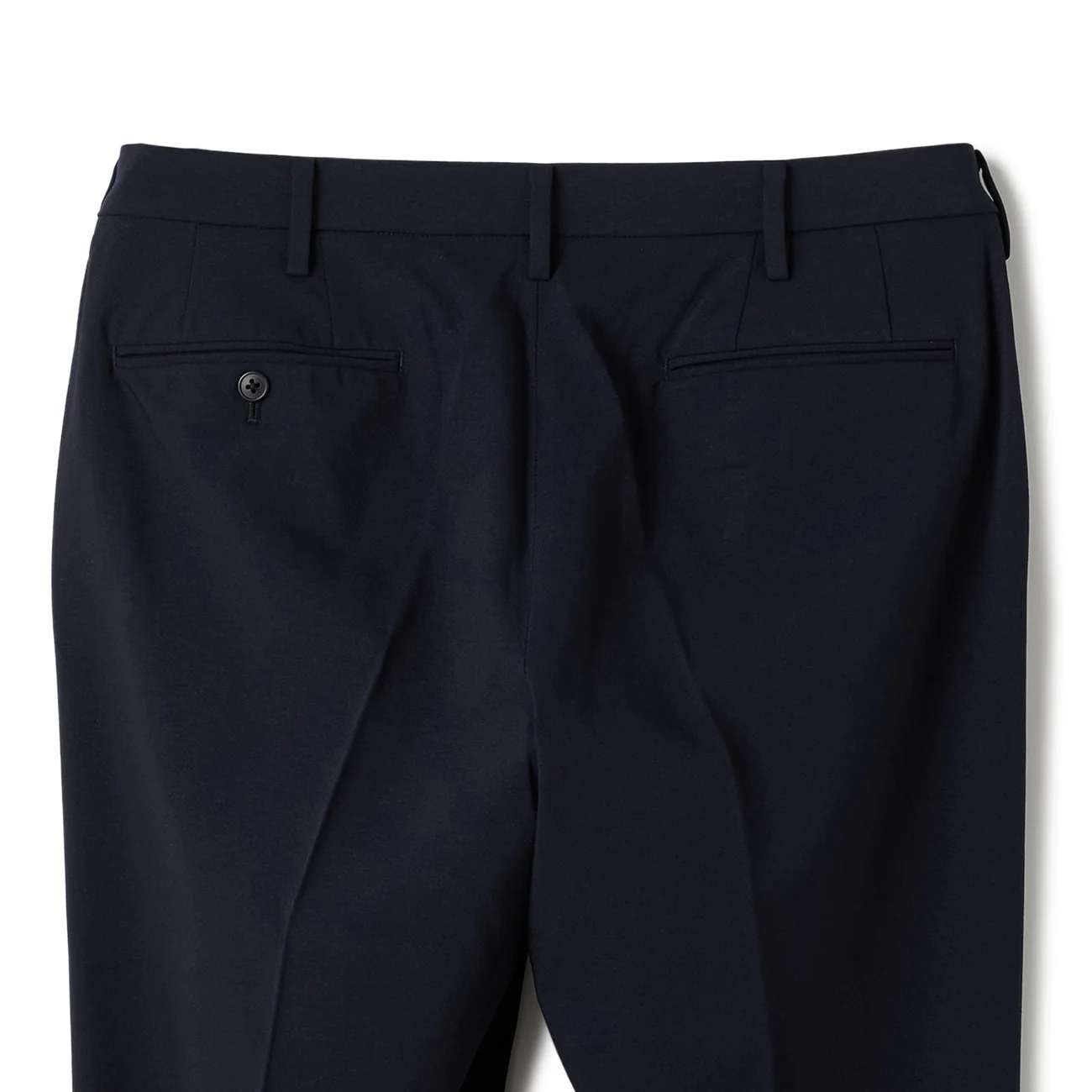 Adjustable Hem Super Stretch Flat Front Tapered Dress Pants - Image 6