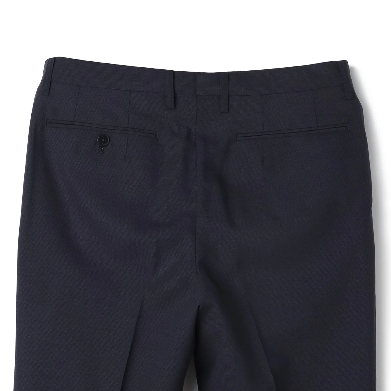 Aircool Japan Made Washable Blend Single-pleated Pants - Navy - Image 4