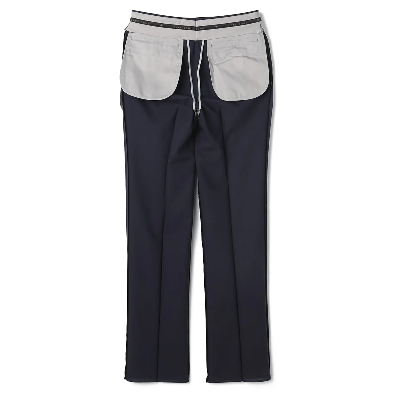 Aircool Japan Made Washable Blend Single-pleated Pants - Navy - Image 7