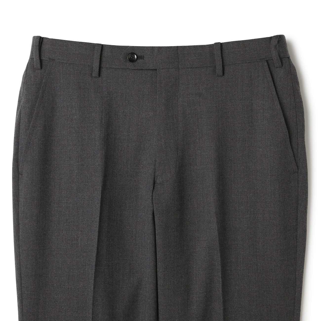 Washable Stretch Milled Wool Blend Flat Front Tapered Pants - Image 21