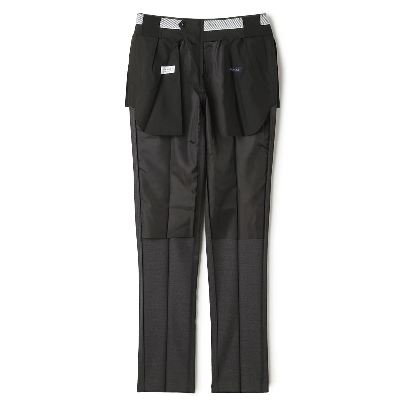 Washable Stretch Milled Wool Blend Flat Front Tapered Pants - Image 24