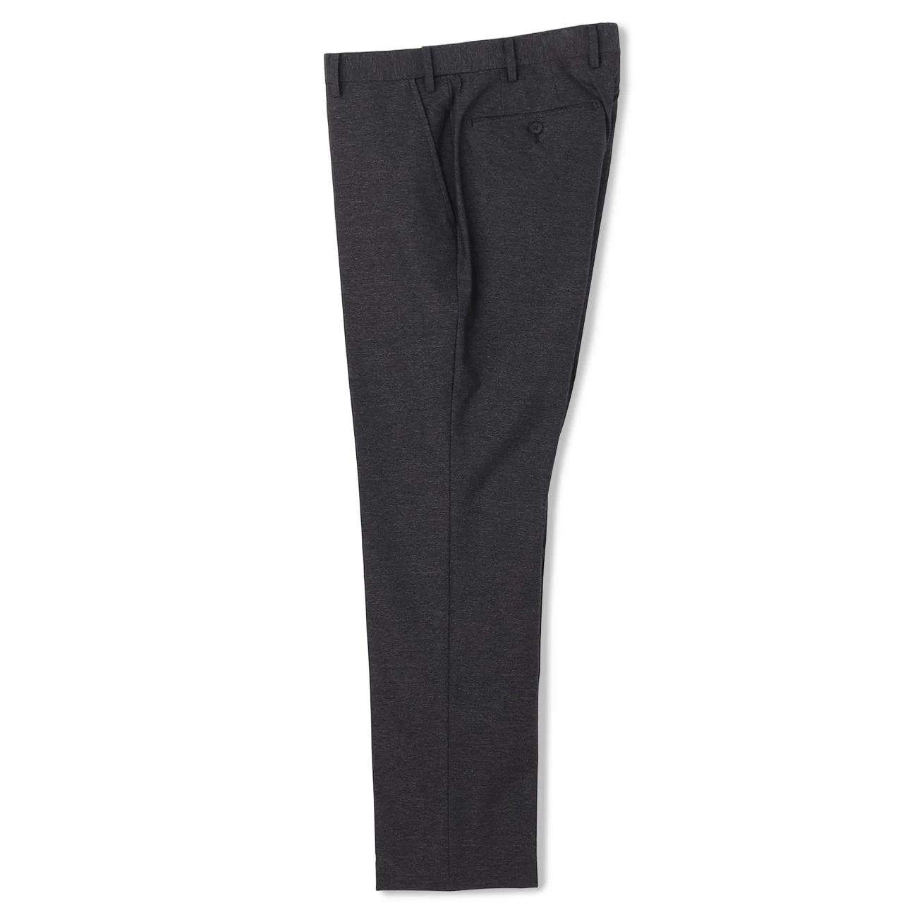 Washable Super Stretch Denim-Like Tapered Suit Pants - Navy - Image 3