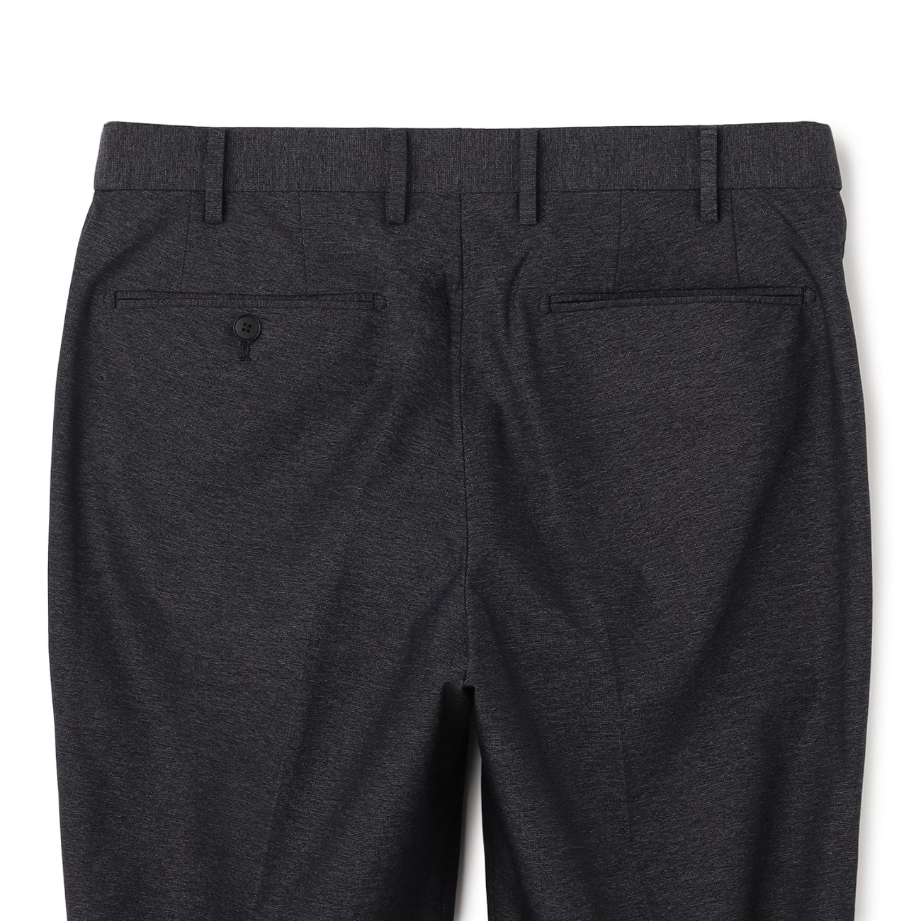 Washable Super Stretch Denim-Like Tapered Suit Pants - Navy - Image 6