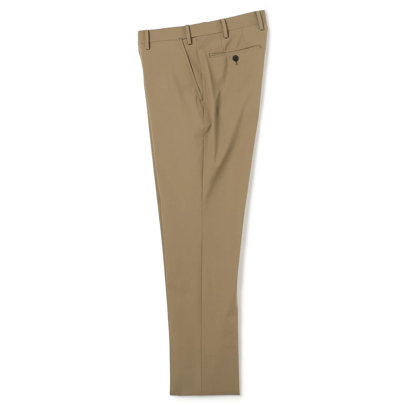 Washable Super Stretch Chambray-Like Tapered Flat-Front Suit Pants - Image 17