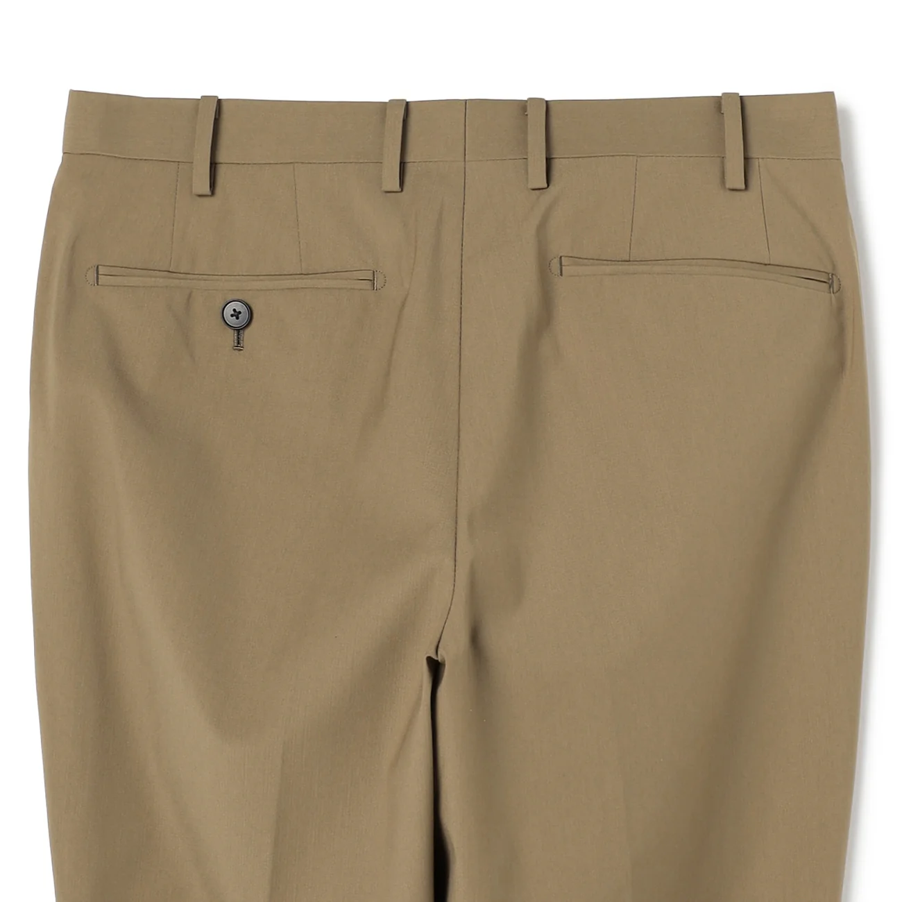 Washable Super Stretch Chambray-Like Tapered Flat-Front Suit Pants - Image 20