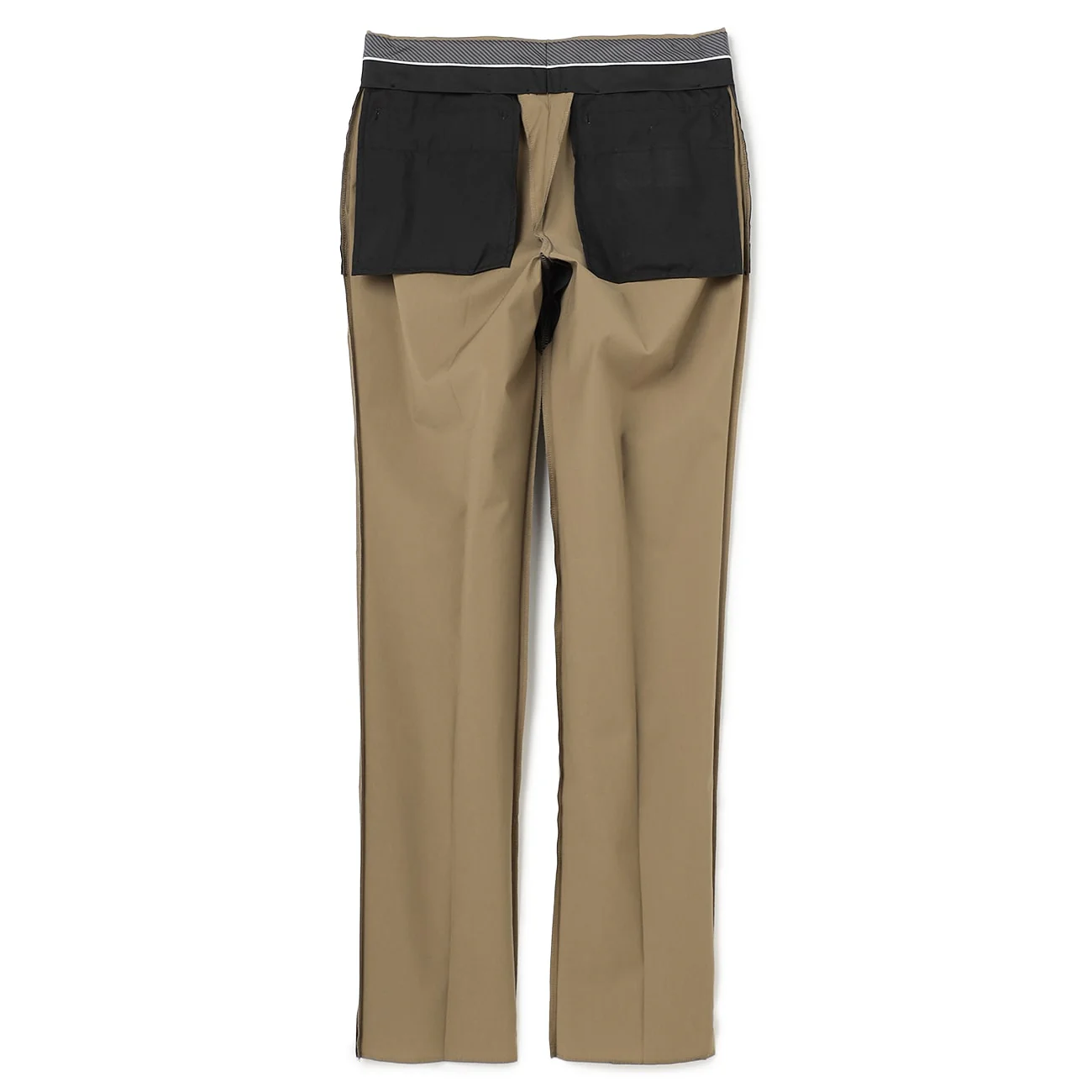 Washable Super Stretch Chambray-Like Tapered Flat-Front Suit Pants - Image 23