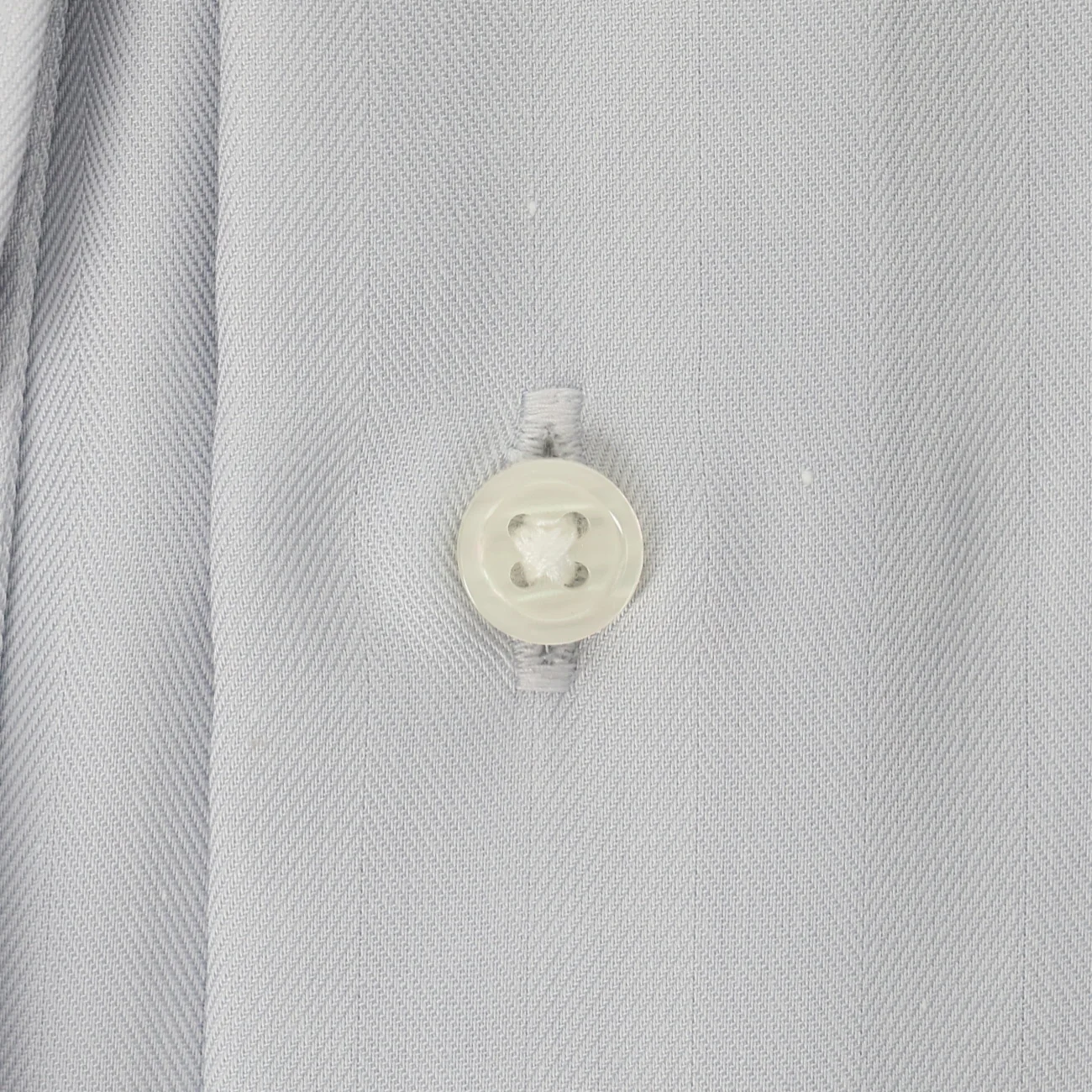 HITOYOSHI Non-iron Cotton Spread Collar Shirt - Gray - Image 2
