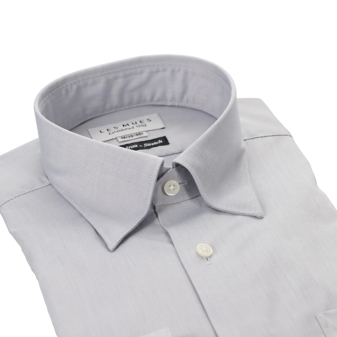 Comfort Snap Button-Down Shirt - Gray - Image 3