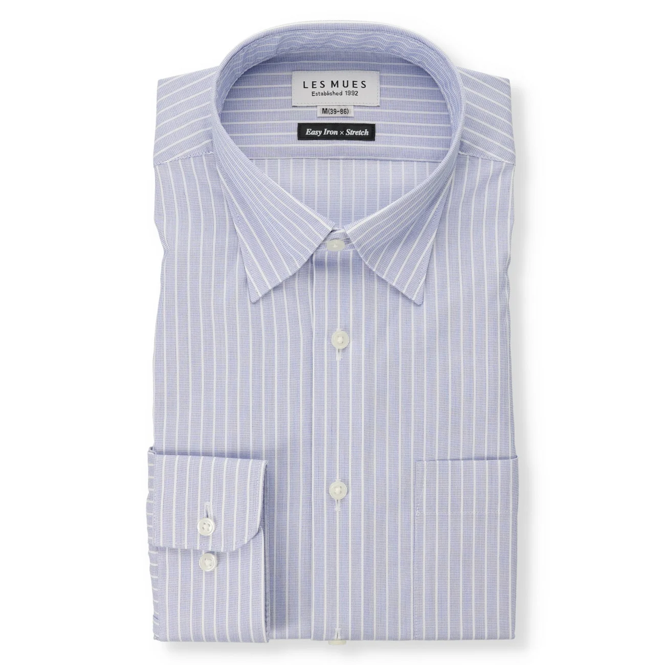 Comfort Snap Button-Down Shirt - Blue