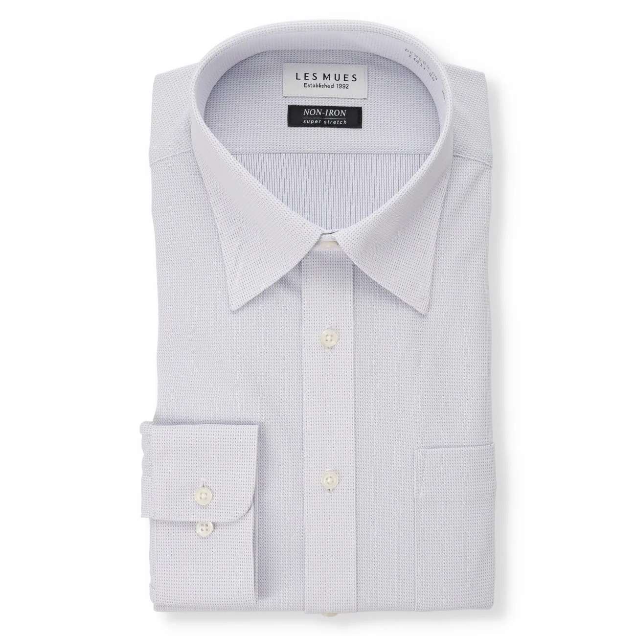 Non-iron Super Stretch Point Collar Shirt - Navy