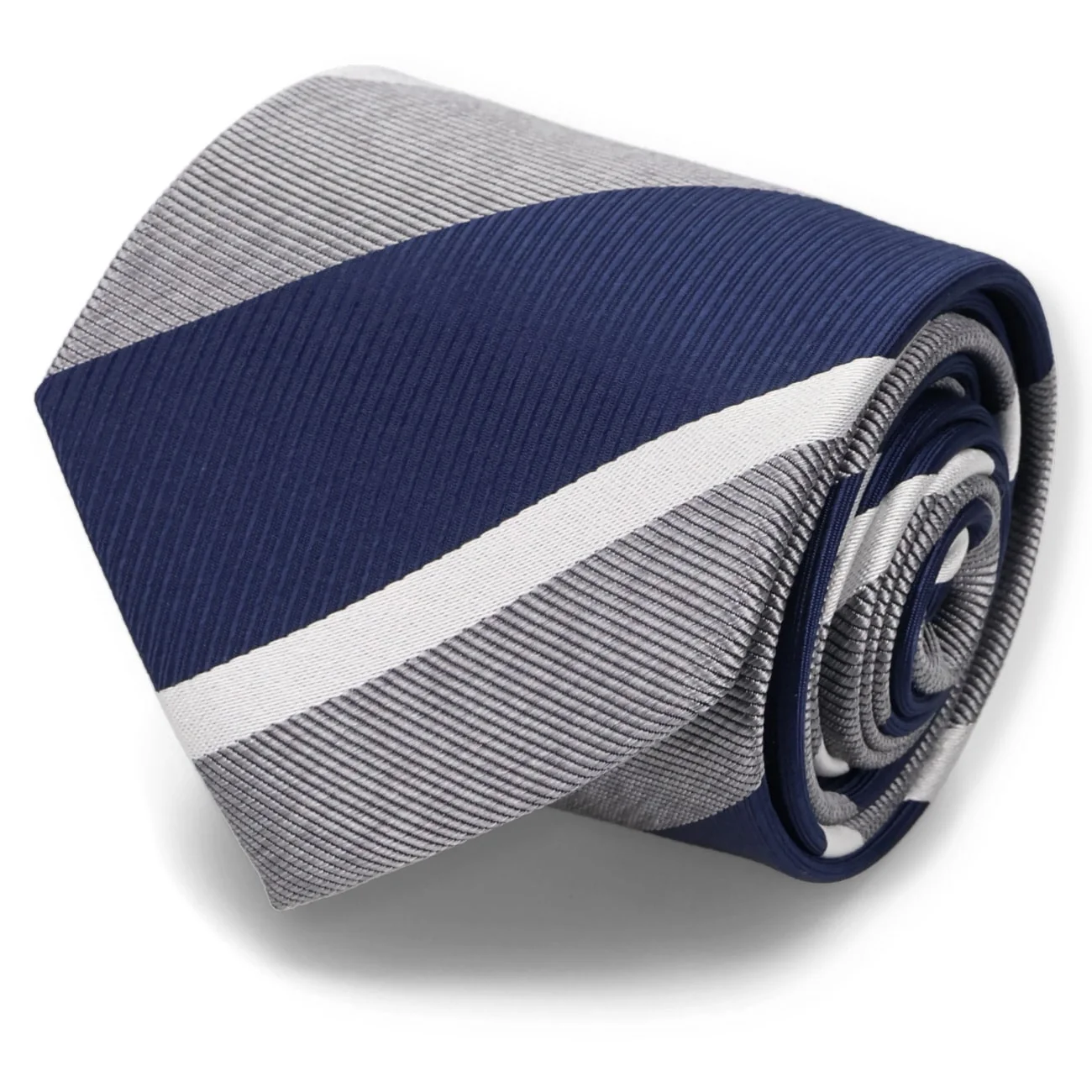 Made in Japan 100% Silk Striped Tie - Image 4