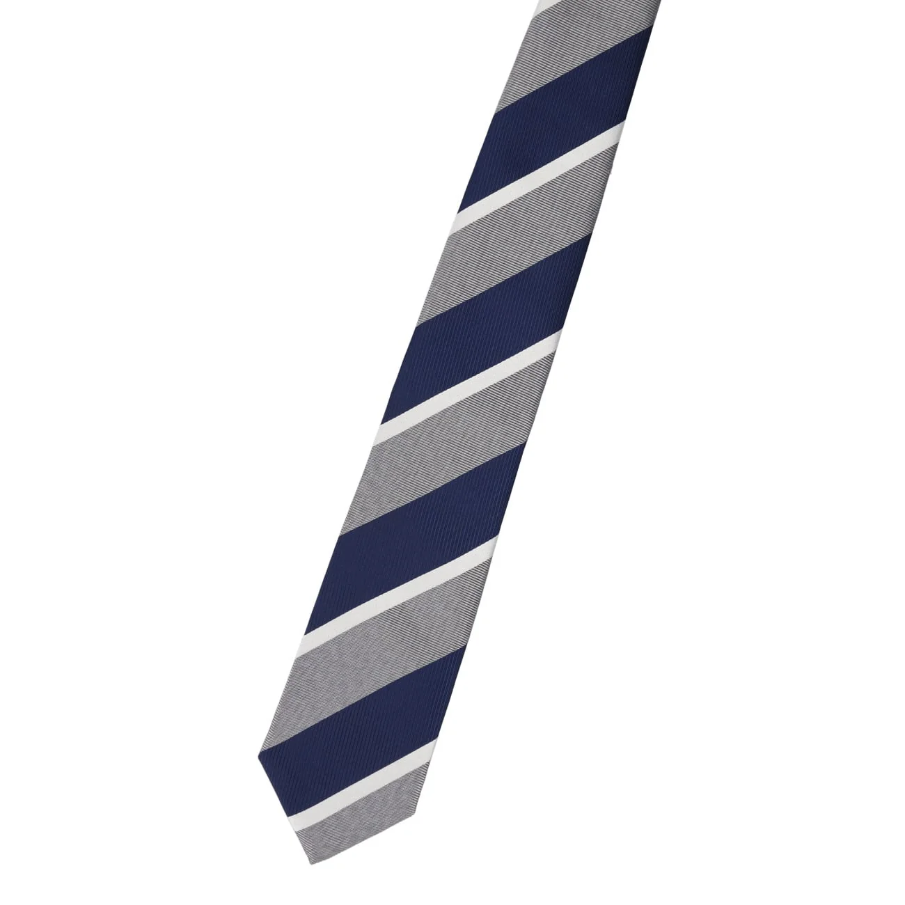 Made in Japan 100% Silk Striped Tie - Image 5