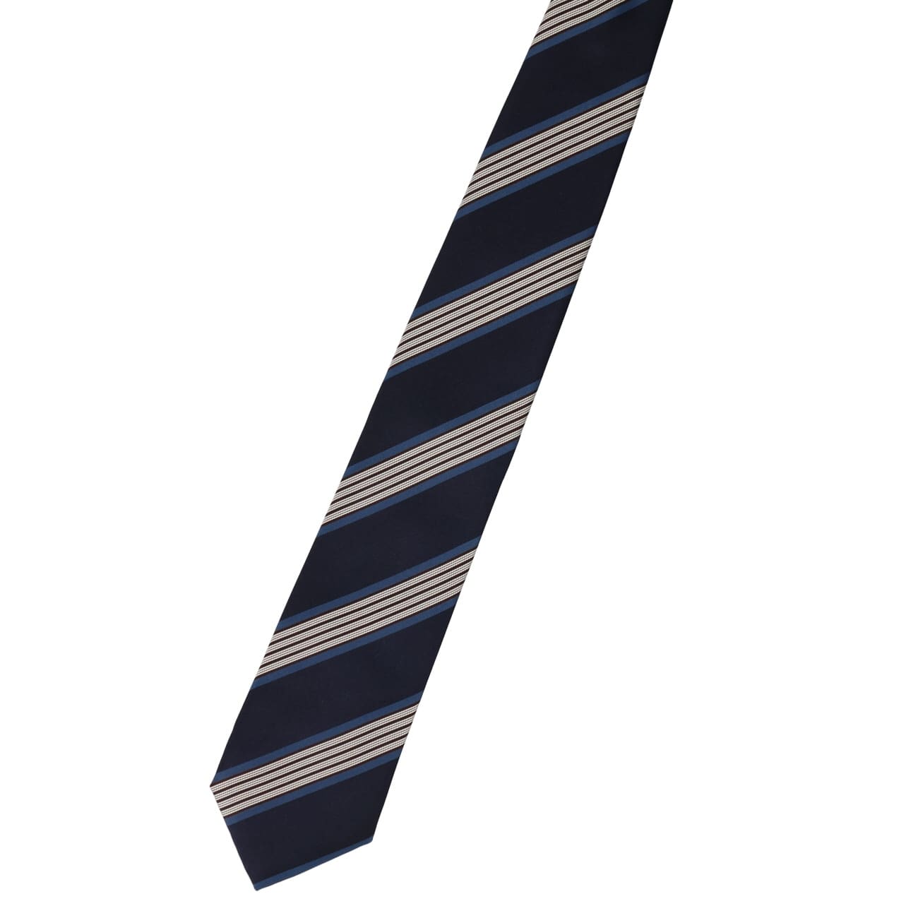 Made in Japan 100% Silk Striped Tie - Image 2