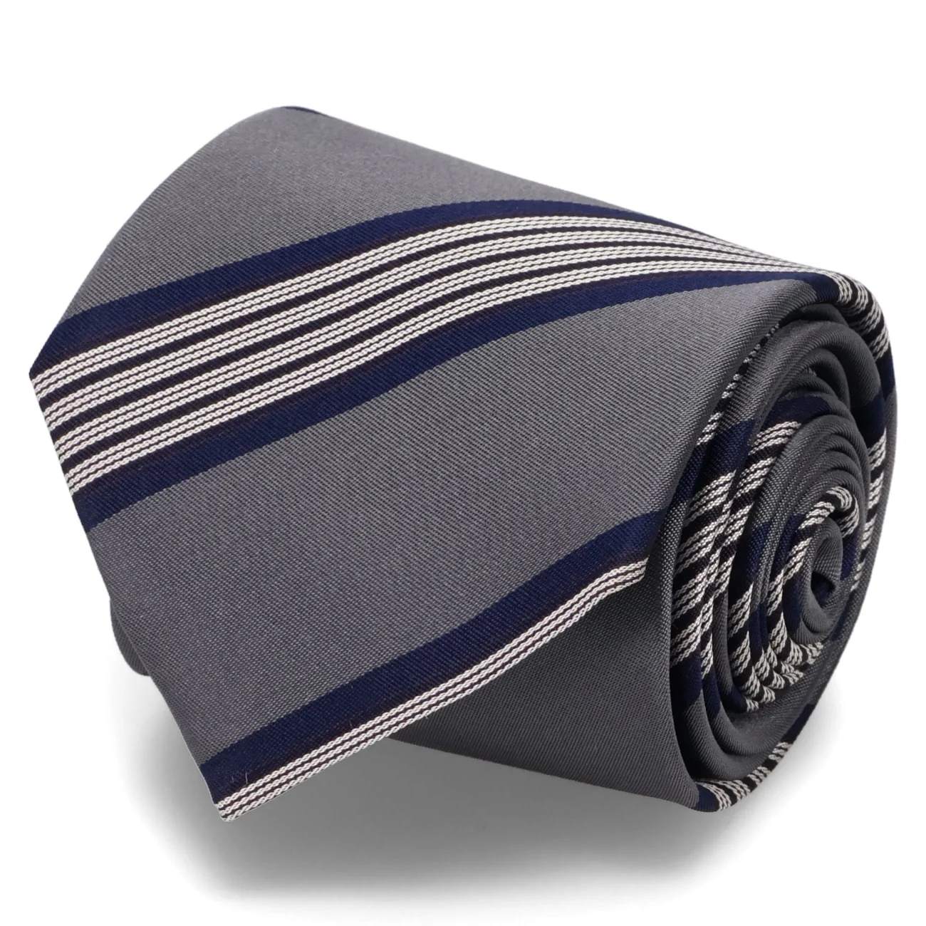 Made in Japan 100% Silk Striped Tie - Image 4