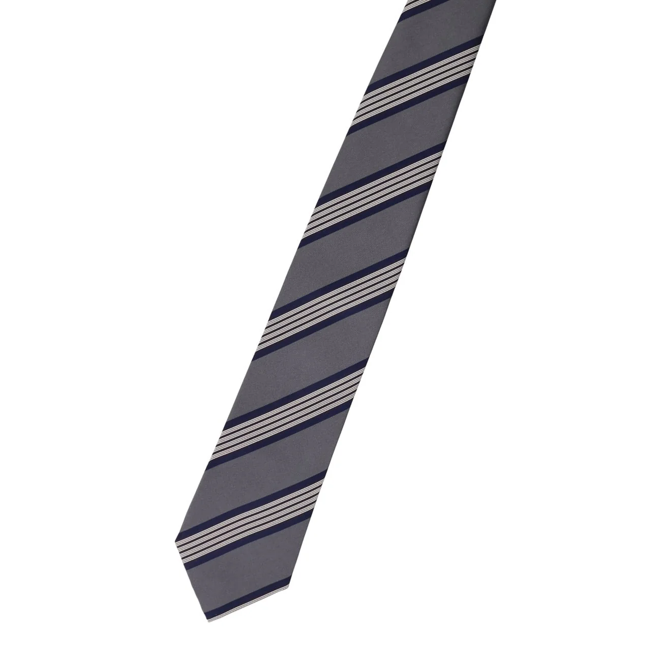 Made in Japan 100% Silk Striped Tie - Image 5