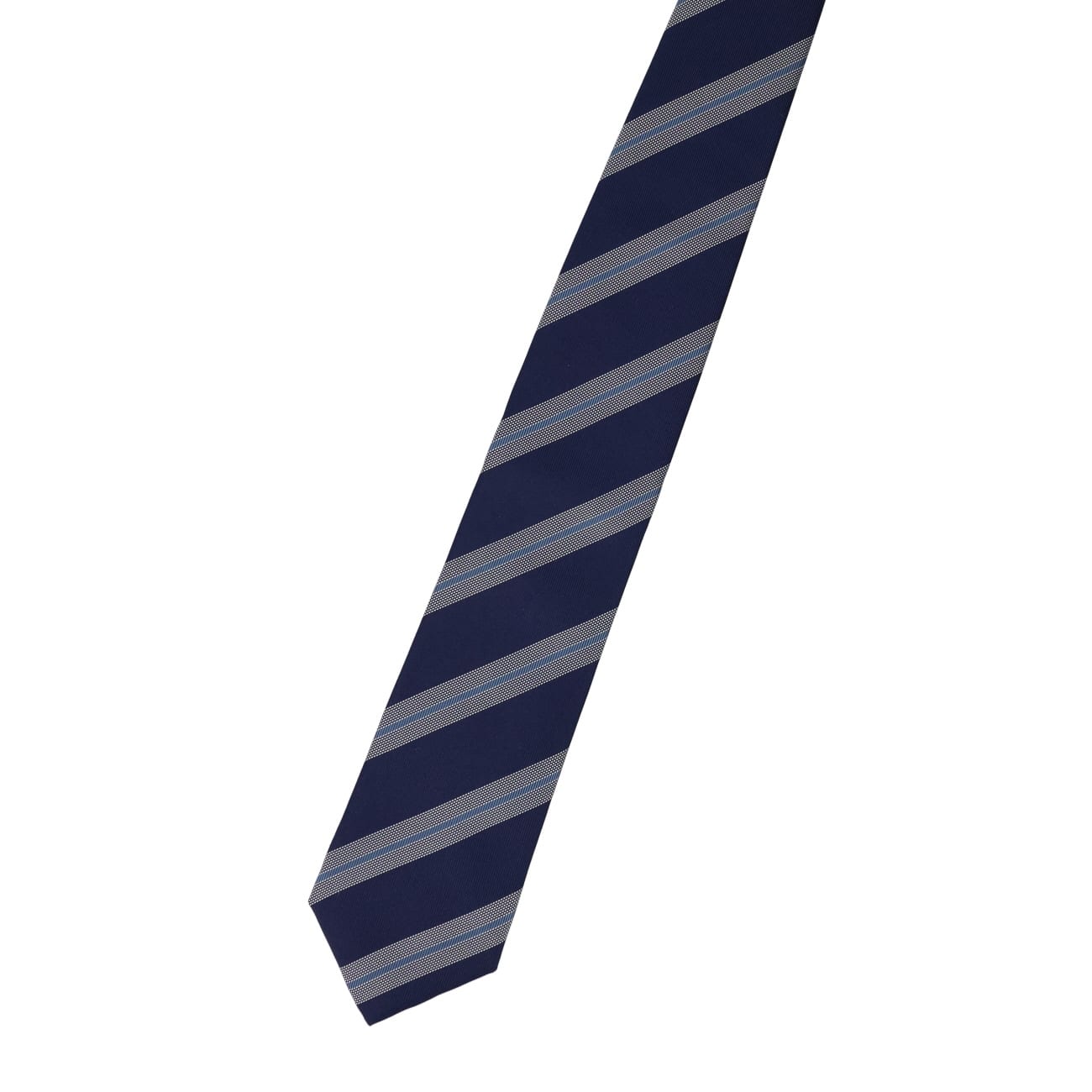 Made in Japan 100% Silk Striped Tie - Image 2