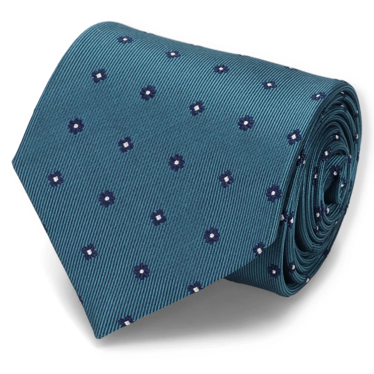 Made in Japan 100% Silk Geometric Tie - Image 4