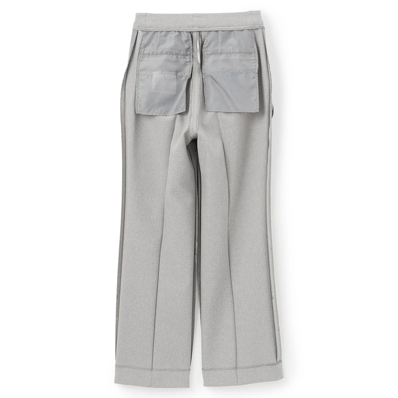 Stretch Melange Flare Pants - Light Gray - Image 10